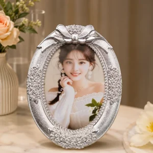 Premium Silver (Round) Photo Frame
