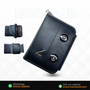 Plain Black Card Holder